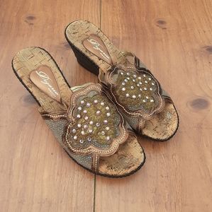 Dezario👡wedge sandals